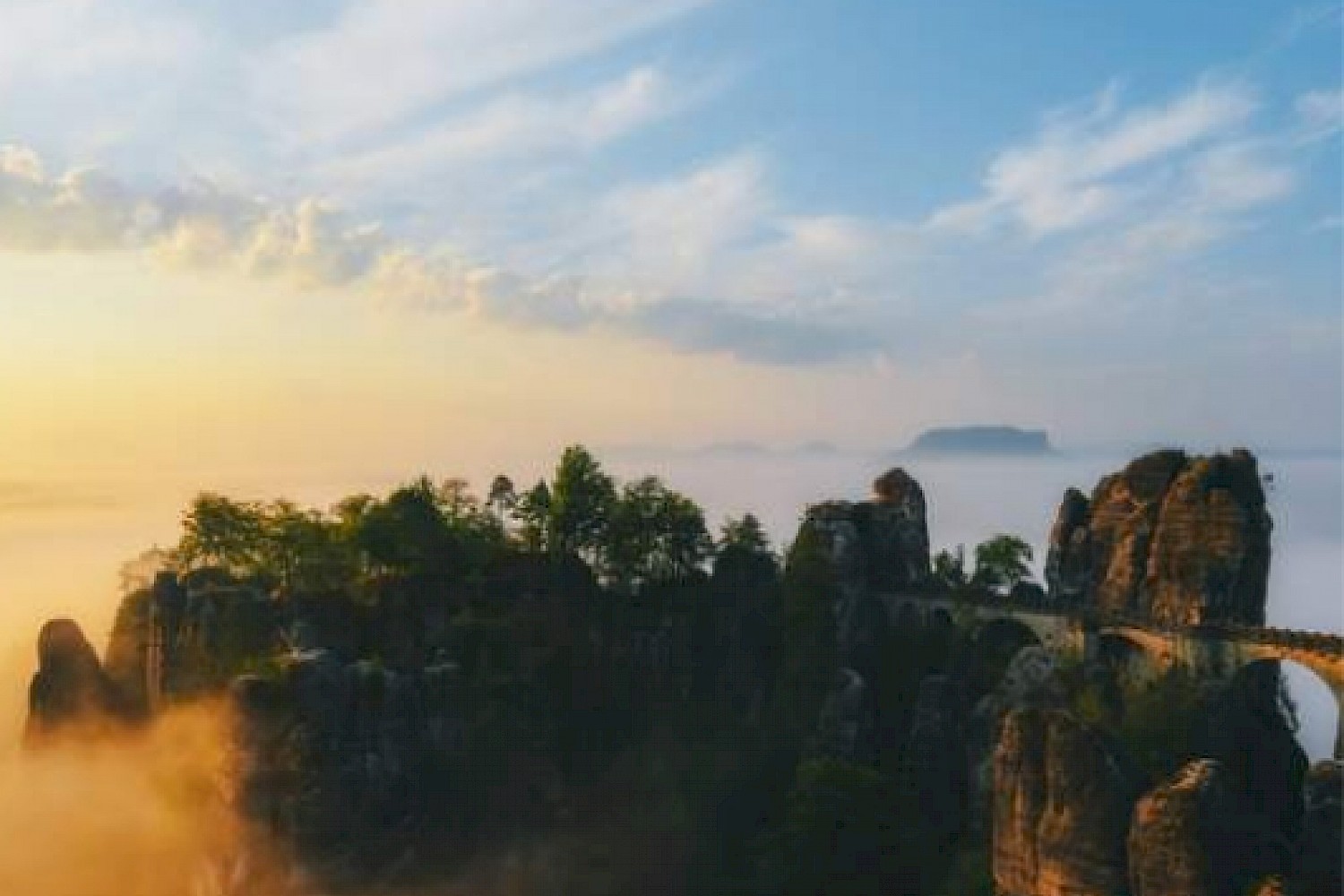 Basteibrücke in der Sächsischen Schweiz