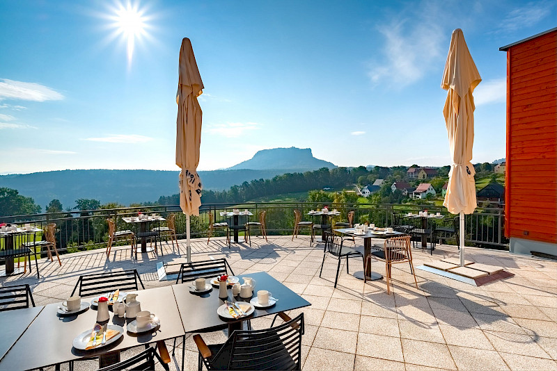 Panorama-Terrasse bei Bei.Gretel